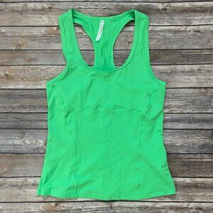 Fabletics Bright Green Racerback Athletic Tank Top